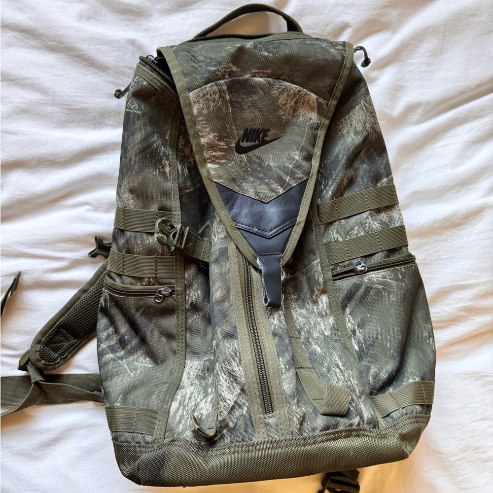 Nike Green and Gray Tactical Backpack